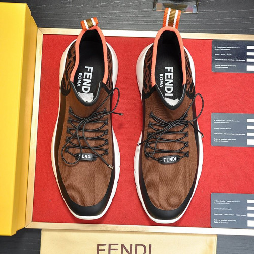 Fendi Mens Shoes Fashion Sneakers Luxury Brand Casual Shoes for Men with Original Box