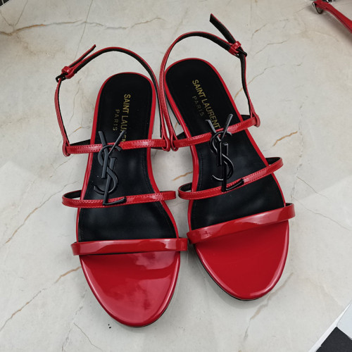 Yves Saint Laurent YSL Women Shoes Sandals Slippers Luxury Brand Genuine Leather Sole Womens Slippers with Original Box