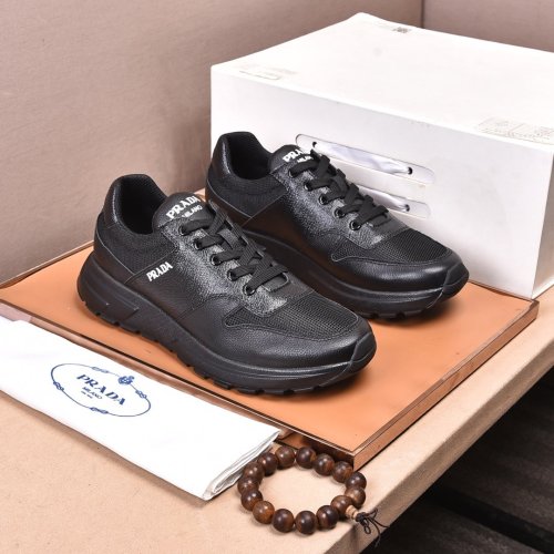 Prada Mens Shoes Sneakers Casual Shoes for Men Luxury Brand Breathable Fashion Sneakers with Original Box