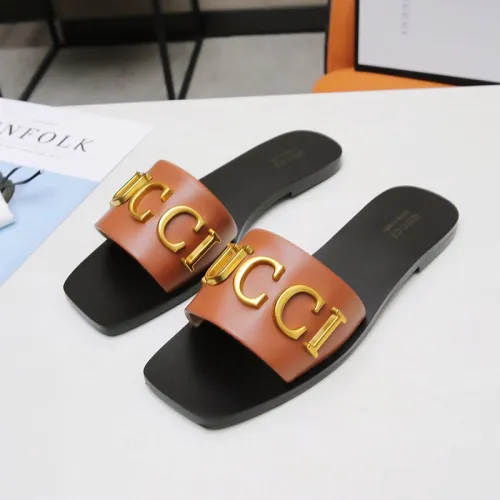 Gucci Womens Shoes Sandals Casual Design Luxury Brand Classic Leather thong sandal with Double G ‎497444 A3N00 1000 with Original Box
