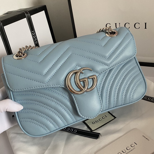 Gucci Womens Bags Shoulder Messenger Bag Luxury Brand Small GG Marmont bag with Original Box