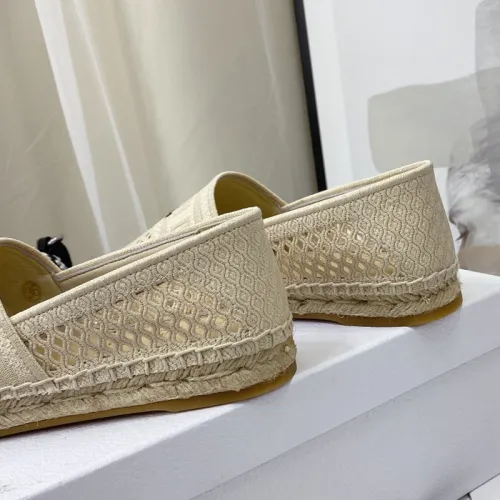 Dior Women Shoes Luxury Brand Design Dior Granville Espadrille Mesh Embroidery Womens Shoes KCB585EMR_S900