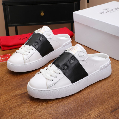 Valentino Womens Shoes Fashion Design Luxury Brand OPEN SNEAKER WITH VLTN PRINT with Original Box WY0S0830BLUA01