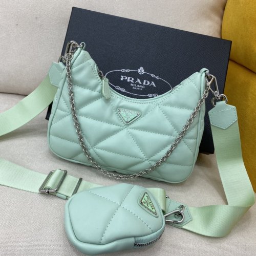 Prada Womens Bag Re-Edition Nappa Leather Shoulder Bag