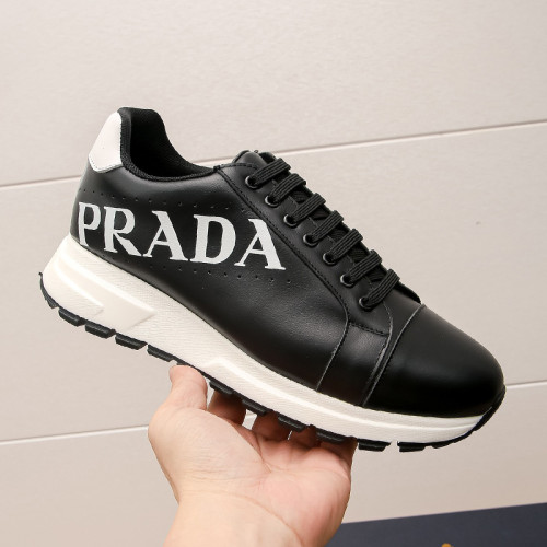 Prada Mens Shoes Sneakers Casual Shoes for Men Luxury Brand Breathable Fashion Sneakers with Original Box