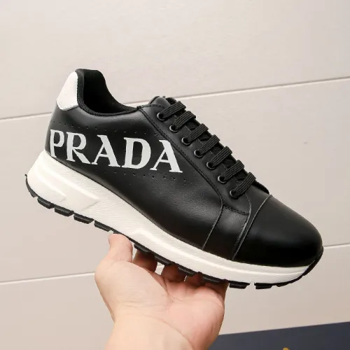 Prada Mens Shoes Sneakers Casual Shoes for Men Luxury Brand Breathable Fashion Sneakers with Original Box
