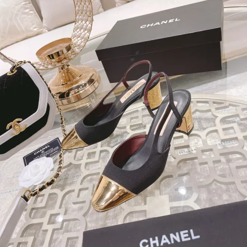 Chanel Womens Shoes Sandals Slingbacks Luxury Brand Design with Original Box Women Slippers Slingback 6cm Heel