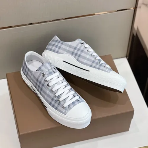 Burberry Mens Shoes Sneakers Fashion Type Luxury Brand Vintage Check Cotton Sneaker with Original Box