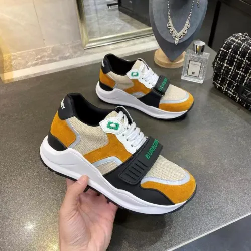 Burberry Men Womens Shoes Suede Leaher Sneakers