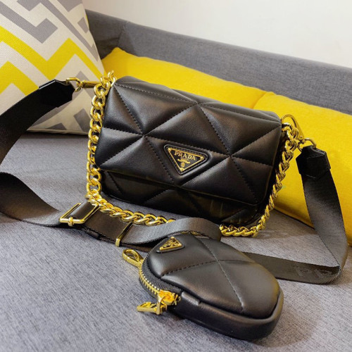 Prada Womens Bag Nappa Leather Shoulder Bag