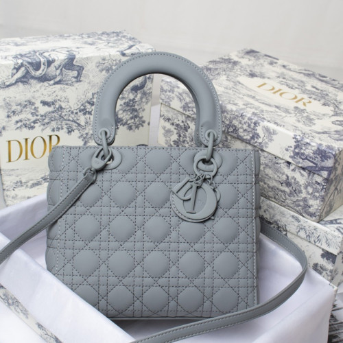 Dior Womens Bags Handbags Luxury Fashion MEDIUM LADY D-LITE BAG with Original Box