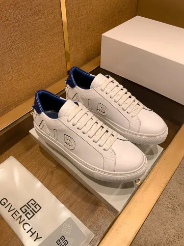 Givenchy Men Shoes Fashion Type Luxury Brand GIVENCHY SNEAKERS IN LEATHER WITH LATEX BAND with Original Box