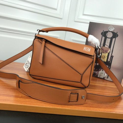 Loewe Womens Bag Small Puzzle Bag in Soft Grained Calfskin