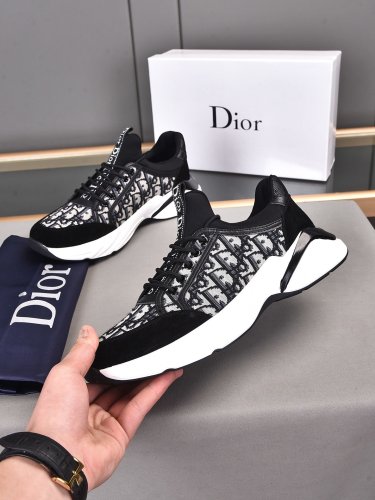 Dior Mens Shoes Sneakers Luxury Brand Breathable Design Casual Shoes for Men with Original Box
