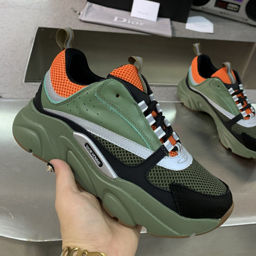 Dior Mens Shoes Sneakers Luxury Brand Breathable Design B22 SNEAKER with Original Box