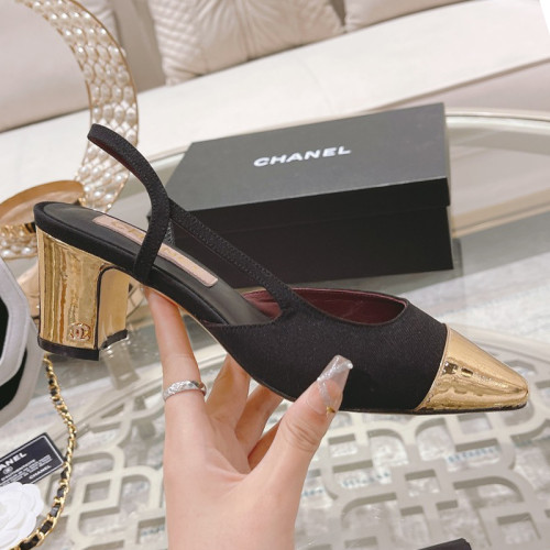 Chanel Womens Shoes Sandals Slingbacks Luxury Brand Design with Original Box Women Slippers Slingback 6cm Heel