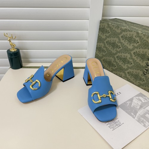 Gucci Womens Shoes Sandals Casual Design Luxury Brand Classic Leather Women's slide sandal with Horsebit with Original Box