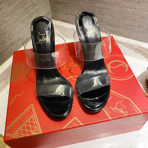 Christian Louboutin Womens Shoes High Heels Mule Sandals Just Nothing