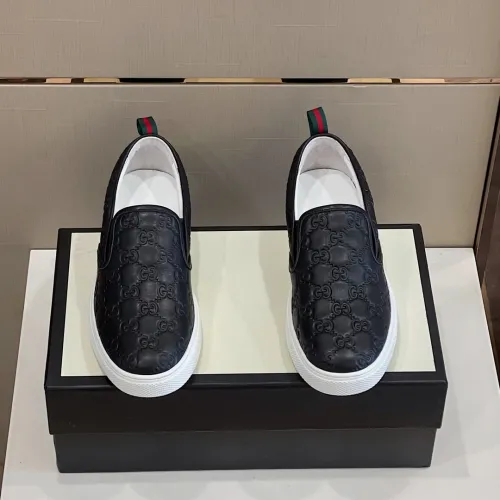Gucci Mens Shoes Slippers Slides Casual Design Luxury Brand Black Leather Princetown leather slipper with Original Box 423513 BLM00 1000