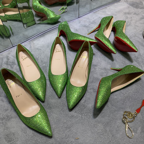 Christian Louboutin Women Shoes Pumps Luxury Brand Red Bottom Design with Original Box