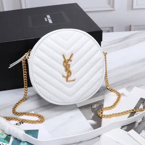 Saint Laurent YSL Womens Bag Designer Luxury Brand Women Shoulder Messenger Bags with Original Box Vinyle Round Messenger Bags