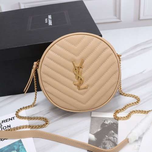 Saint Laurent YSL Womens Bag Designer Luxury Brand Women Shoulder Messenger Bags with Original Box Vinyle Round Messenger Bags