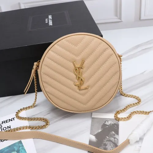Saint Laurent YSL Womens Bag Designer Luxury Brand Women Shoulder Messenger Bags with Original Box Vinyle Round Messenger Bags