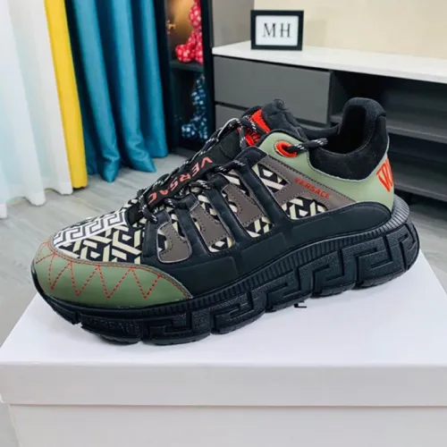 Versace Women Shoes Fashion Design Luxury Brand TRIGRECA SNEAKERS with Original Box