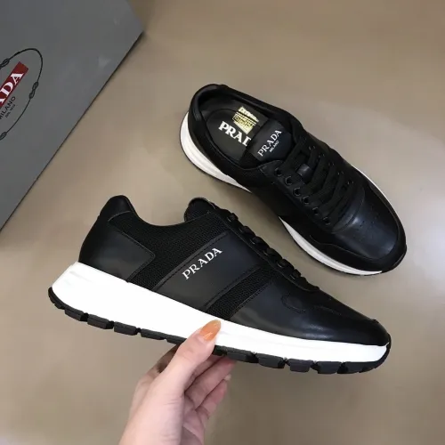 Prada Mens Shoes Sneakers Casual Shoes for Men Luxury Brand Breathable Fashion Sneakers with Original Box