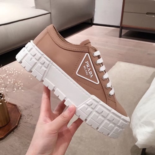 Prada Womens Shoes Sneakers Lace-Up Luxury Brand Fashion Sneakers for Women with Original Box