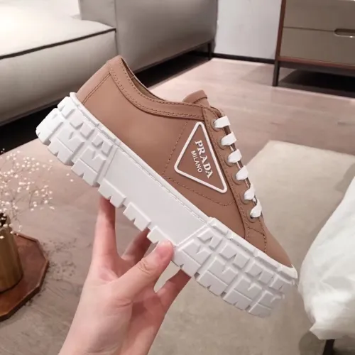 Prada Womens Shoes Sneakers Lace-Up Luxury Brand Fashion Sneakers for Women with Original Box