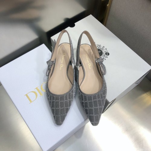 Dior Womens Shoes Sandals Fashion Pumps Luxury Brand D-Doll Quake Oblique J'ADIOR PUMP with Original Box