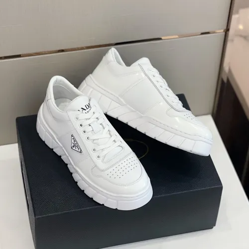 Prada Mens Shoes Casual Luxury Brand Breathable Sneakers with Original Box
