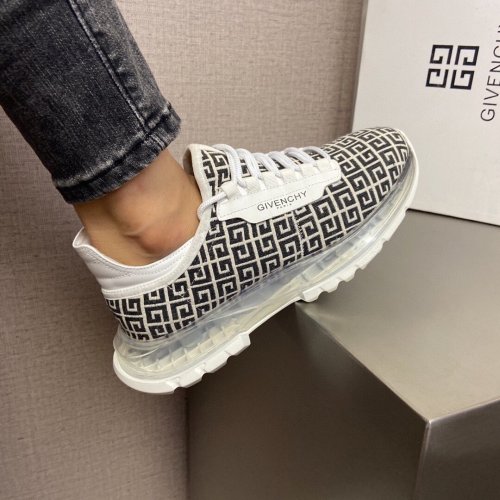 Givenchy Men Shoes Fashion Type Luxury Brand GIVENCHY SNEAKERS IN LEATHER WITH LATEX BAND with Original Box
