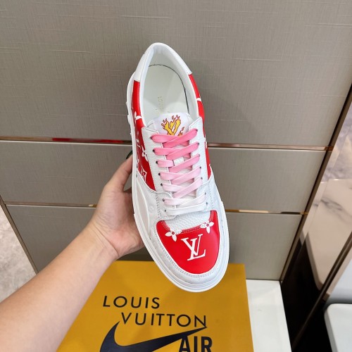 Louis Vuitton Men Womens Shoes LV OLLIE SNEAKER 1A8SH3 with Original Box