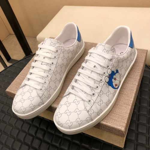 Gucci Womens Shoes Fashion Sneakers Lace-Up Luxury Brand Women's Ace Embroidered Sneaker with Original Box