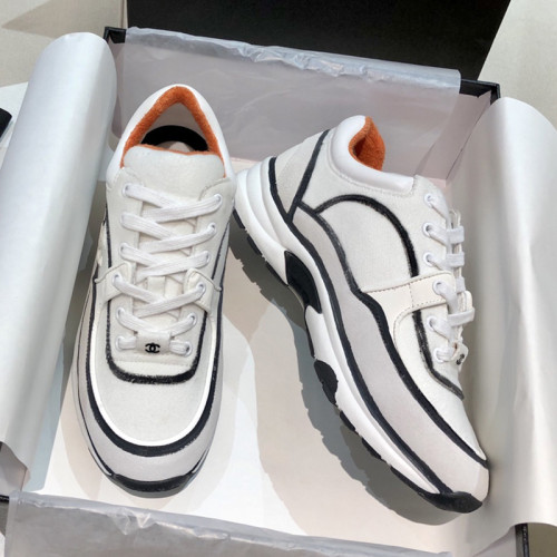 Chanel Mens Shoes Sneakers Luxury Brand Sports Shoes Breathable Design with Original Box