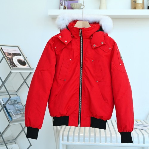Moose Knuckles Design Mens Womens Winter Windprood Down Jackets Keep Warm 90% White Duck Down
