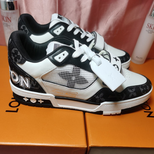 Louis Vuitton Men Shoes Fashion Sneakers Design Luxury Brand LV TRAINER SNEAKER with Original Box 1A9ZI6