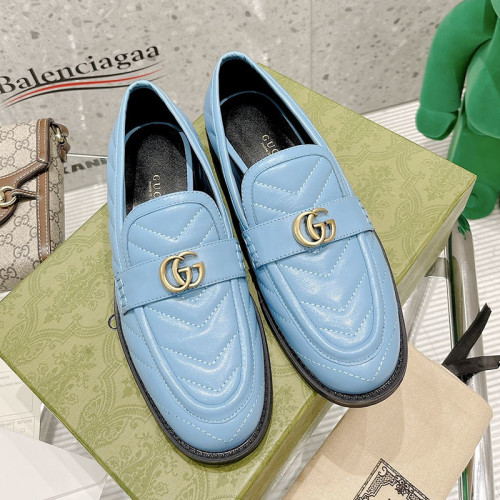 Gucci Womens Shoes Casual Loafers Design Luxury Brand Leather Princetown with Original Box