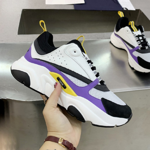 Dior Mens Shoes Sneakers Luxury Brand Breathable Design B22 SNEAKER with Original Box