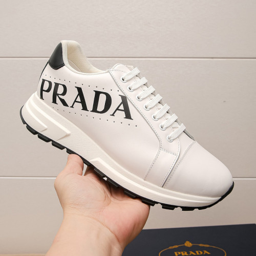 Prada Mens Shoes Sneakers Casual Shoes for Men Luxury Brand Breathable Fashion Sneakers with Original Box