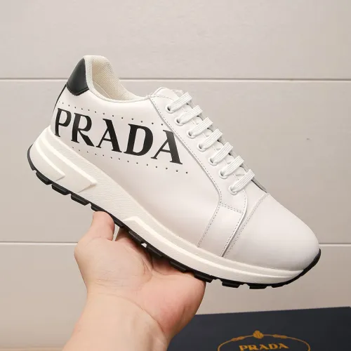 Prada Mens Shoes Sneakers Casual Shoes for Men Luxury Brand Breathable Fashion Sneakers with Original Box