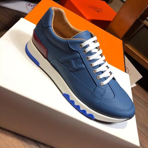 Hermes Men Shoes Luxury Brand Fashion Shoes TRAIL SNEAKER