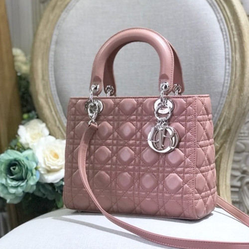 Dior Womens Bags Handbags Luxury Fashion MEDIUM LADY D-LITE BAG with Original Box