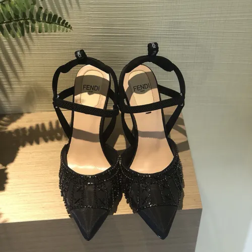Fendi Womens Shoes COLIBRI LITE SLINGBACKS 9.5cm