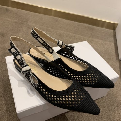 Dior Womens Shoes J'ADIOR SLINGBACK BALLERINA FLAT 1.5CM KCB671EMR_S900