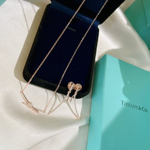 Tiffany Co Luxury Womens Necklace Earrings B301