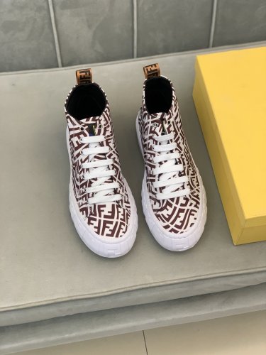 Fendi Mens Shoes Fashion Sneakers Luxury Brand Casual Shoes for Men with Original Box