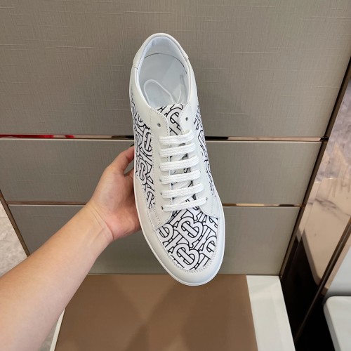 Burberry Mens Shoes Sneakers Fashion Type Luxury Brand Vintage Check Cotton Sneaker with Original Box